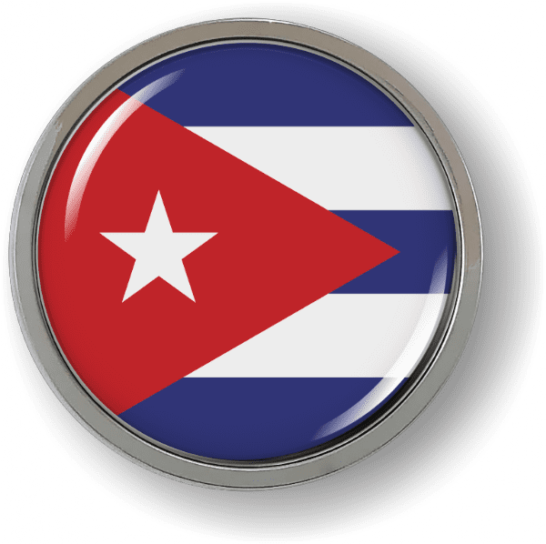 Cuba - Flag - Country Emblem 
